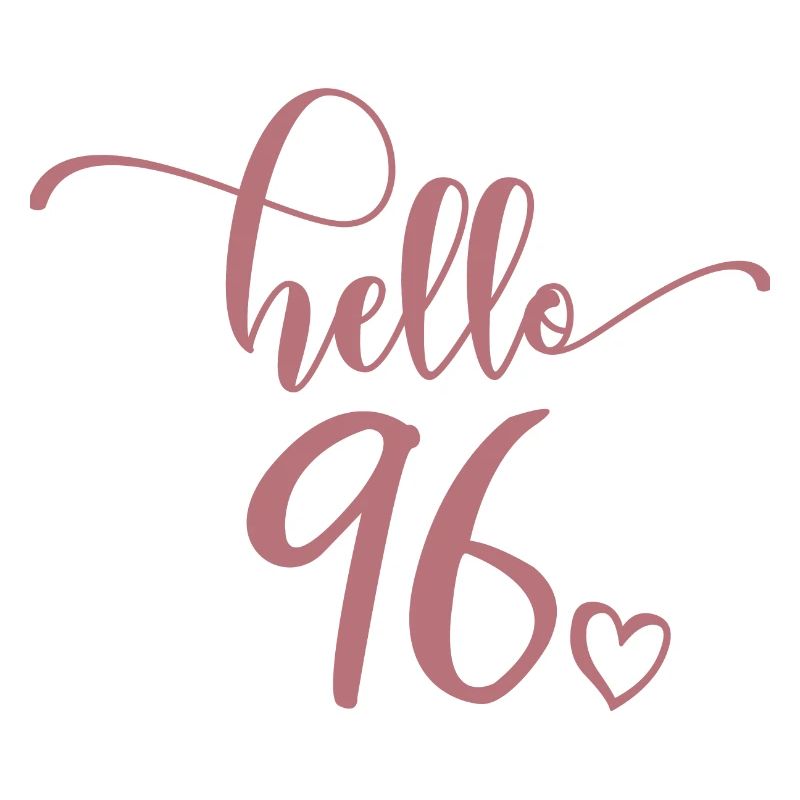 Hello 96 - Mignon cadeau de 96e anniversaire, 96 ans