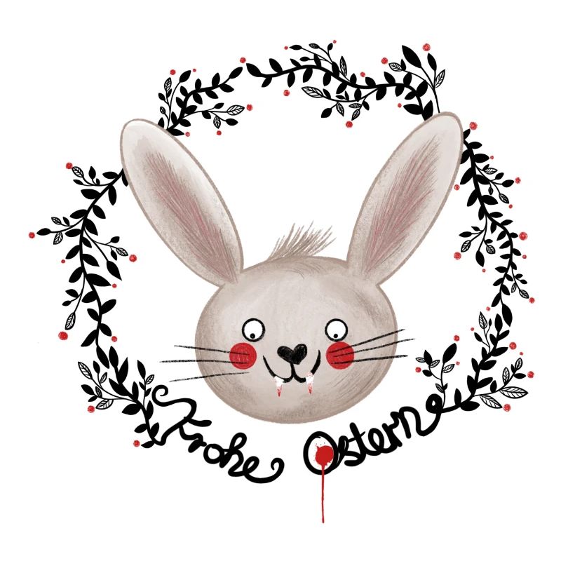 Vampire Easter Happy Easter Illustration