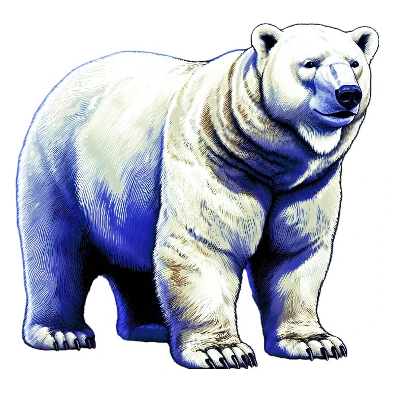 Weißer Eisbär