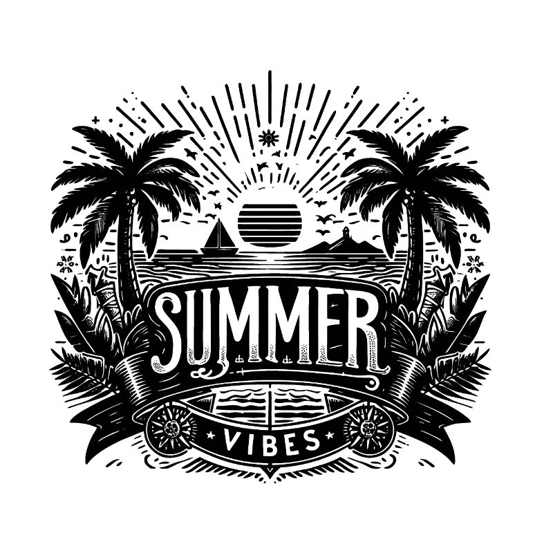 SUMMER Vibes, Beach Design