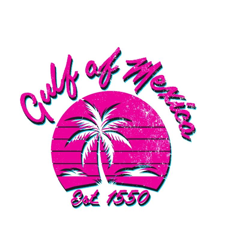 Tropical spring feeling with palm trees