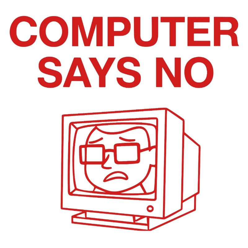 Retro Computer Says No Design