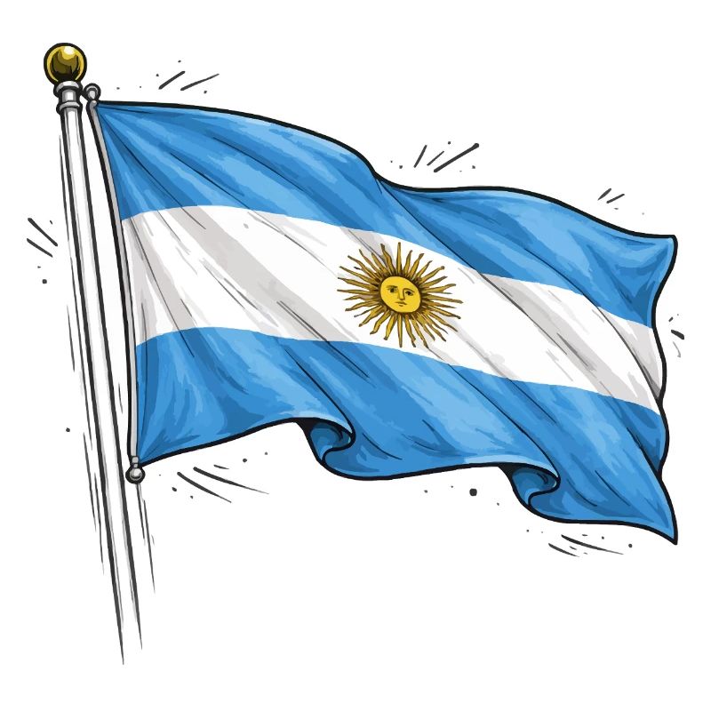 Drapeau de l’Argentine