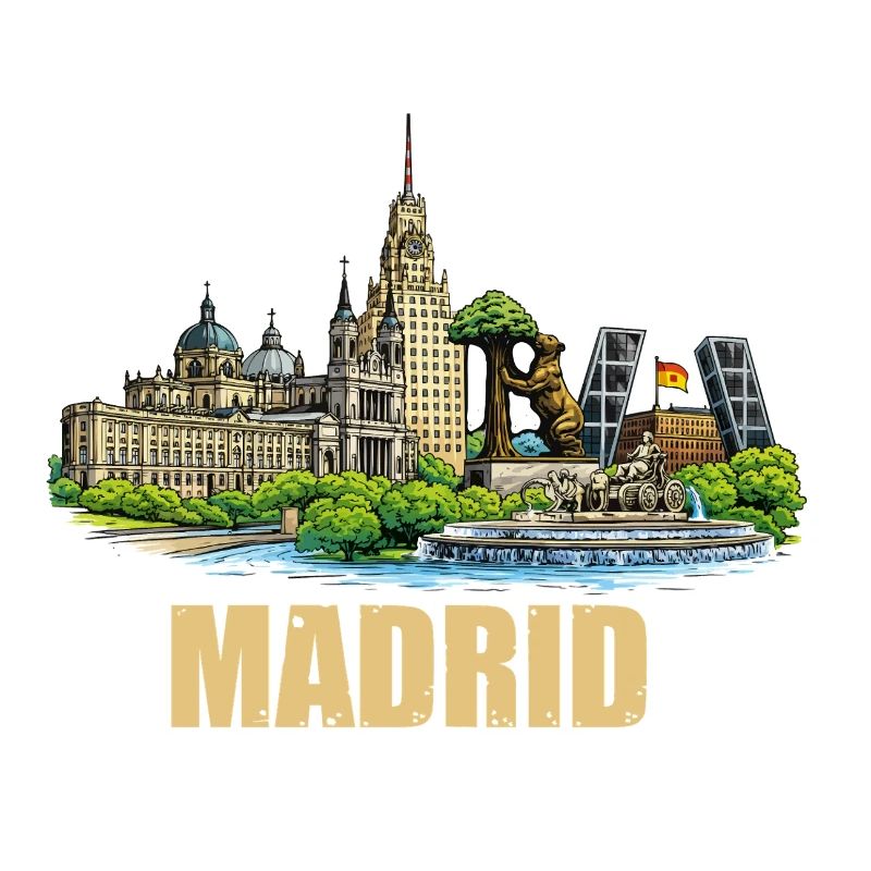Madrid Skyline 