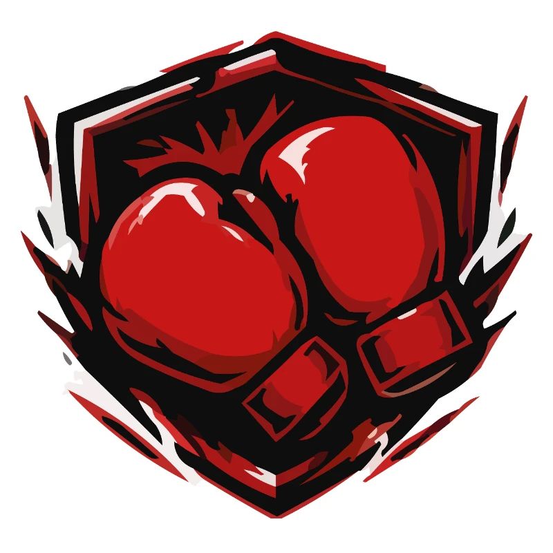 Boxing Boxing Gloves Shield