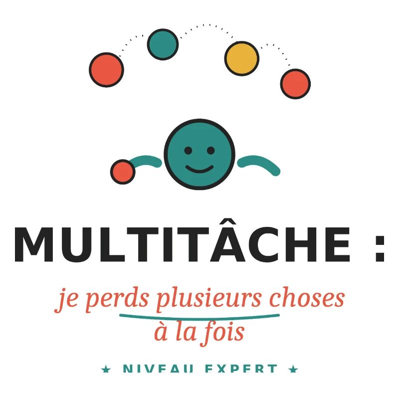 Multitâche: je perds plusieurs choses