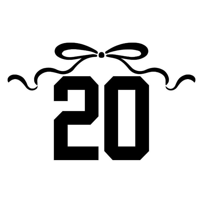 Number 20 Knot - 20th Anniversary