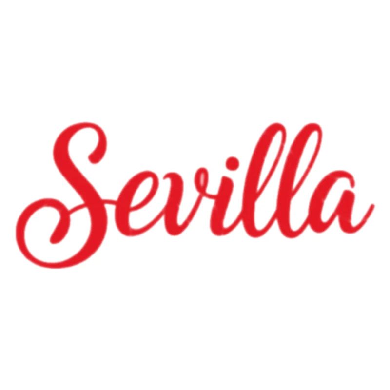 Sevilla Script Rot Pinsel