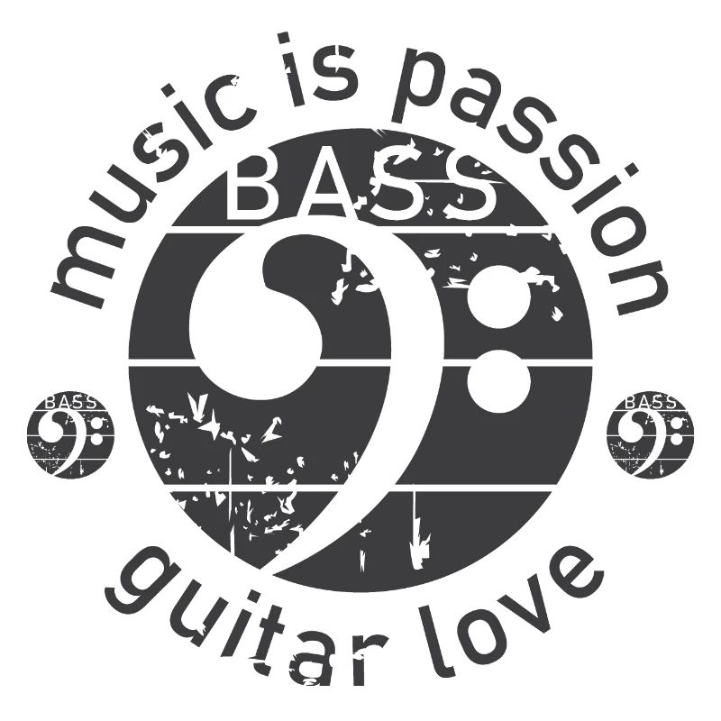 Guitare Basse Clé De Basse Look Utilisé Guitariste