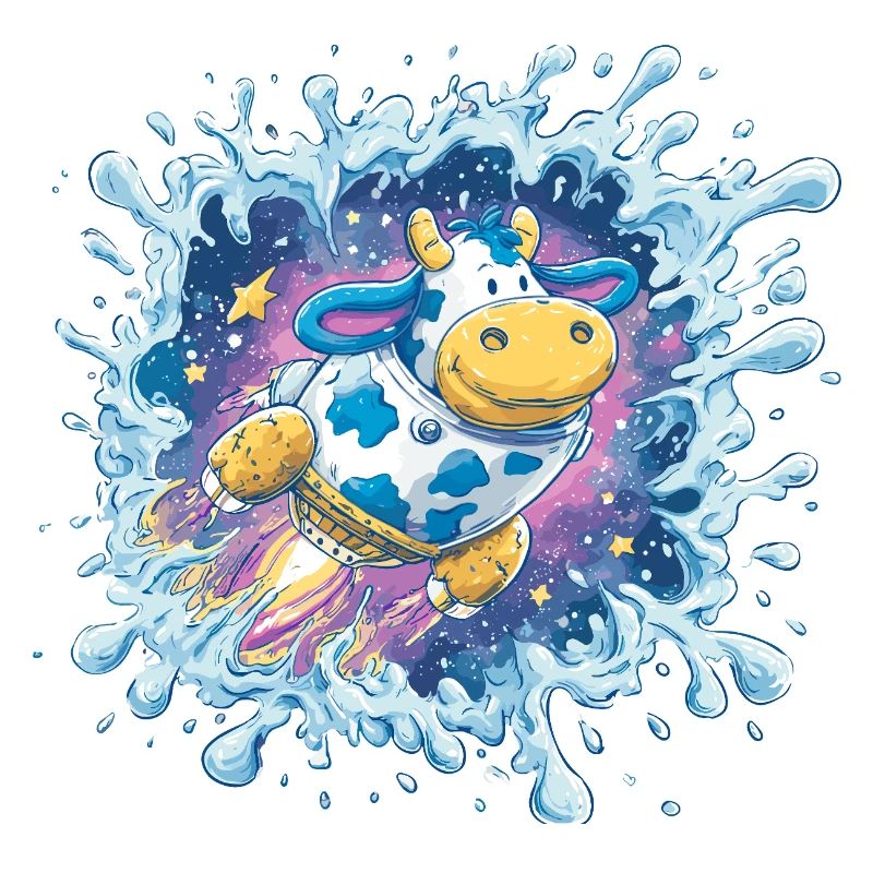 Éclaboussure de Vache Spatiale