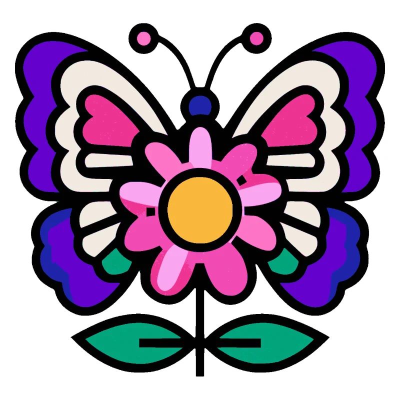 Papillon sur fleur