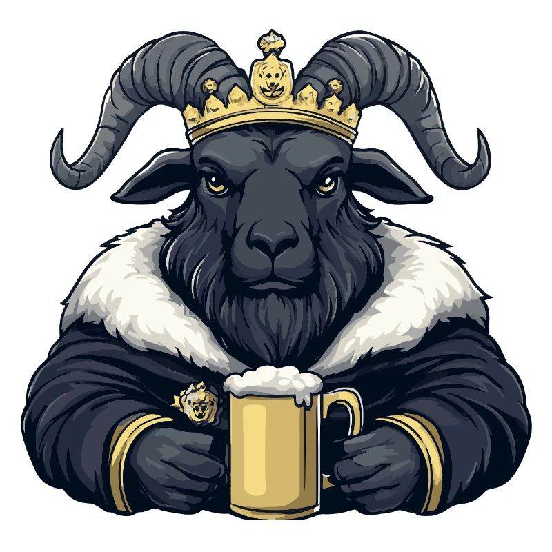 Bergziege Bier König