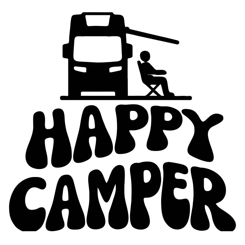 Campeur heureux