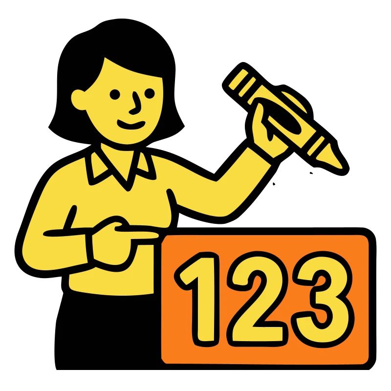 Teacher Math 123 School