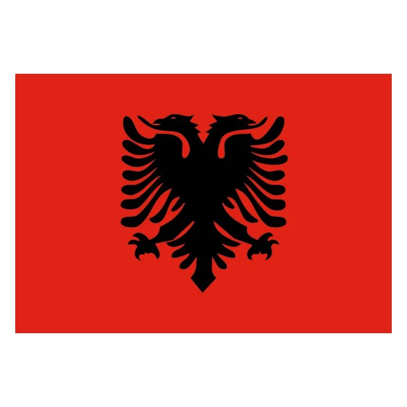 Conception du drapeau de l’aigle albanais