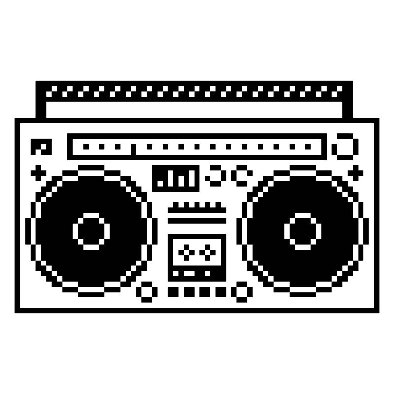 8bit Pixel Boombox
