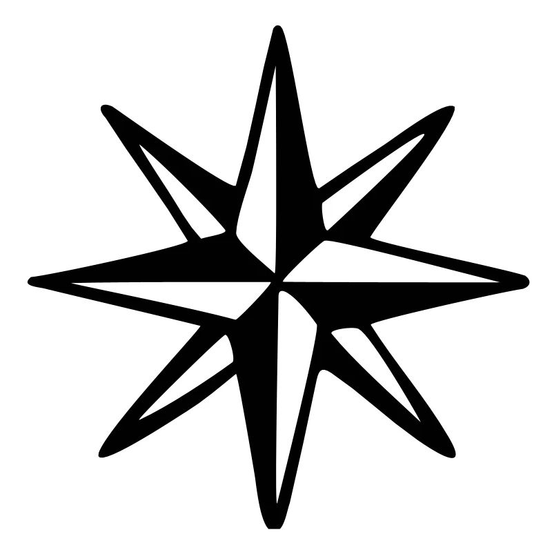 Compass Rose Wind Rose Sail Sailing