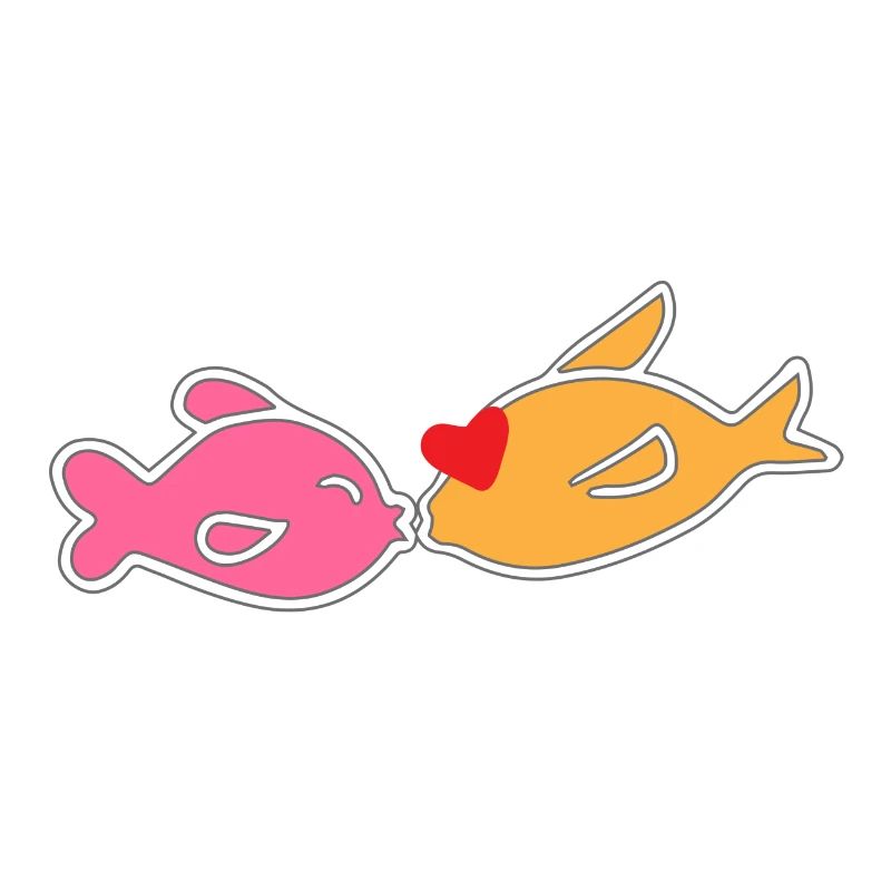 Kissing fish