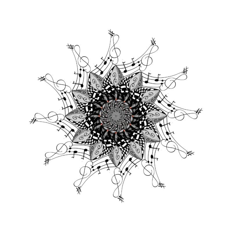 Mandala Élégant musical
