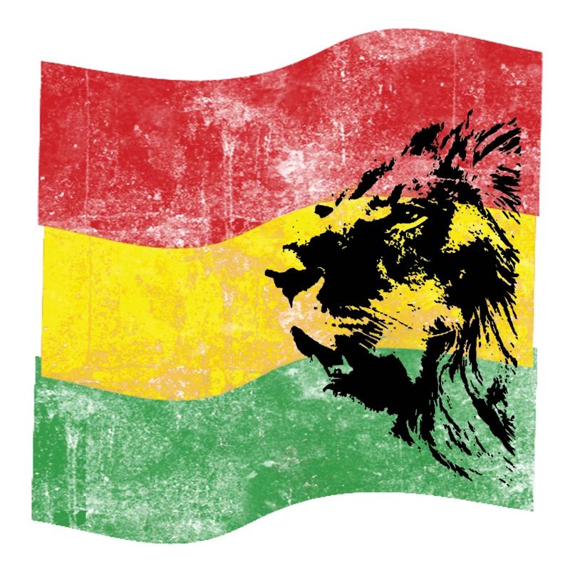 Lion Reggae Drapeau