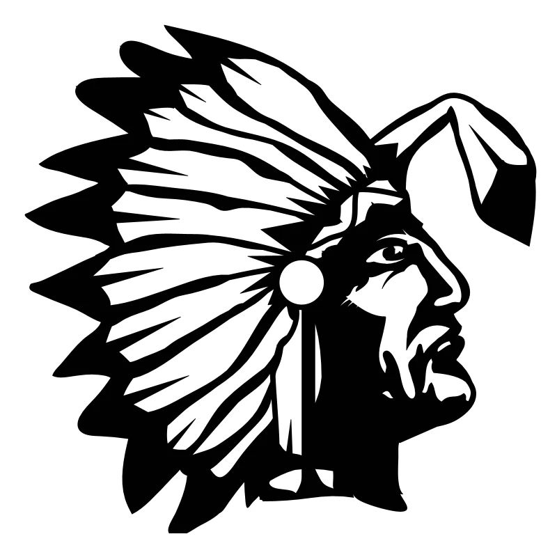 A chief with a buckled feather