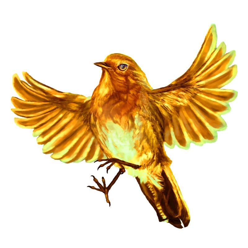 gelber Vogel