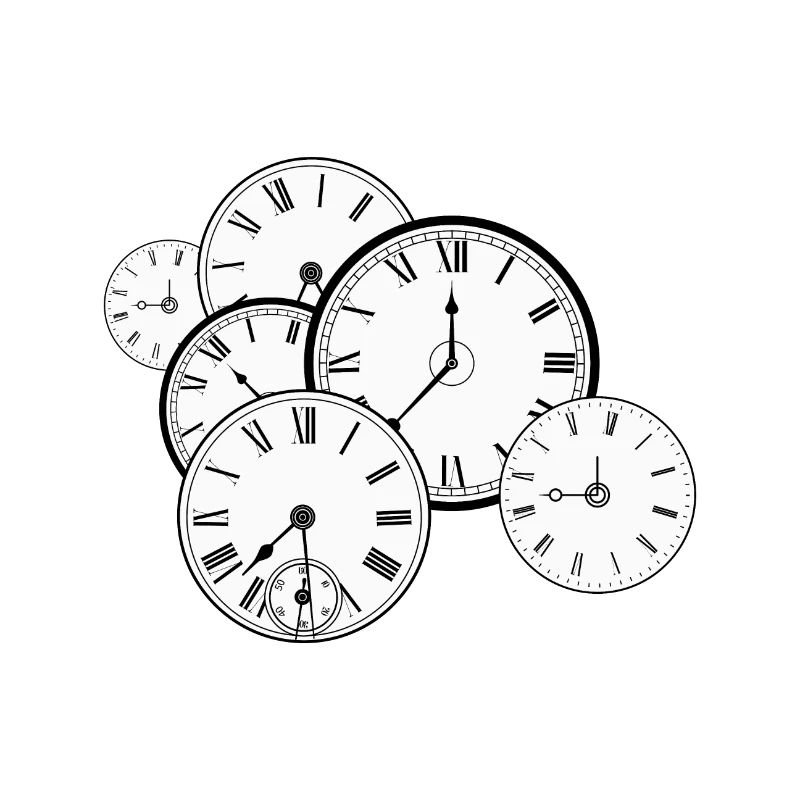 Wall clock retro