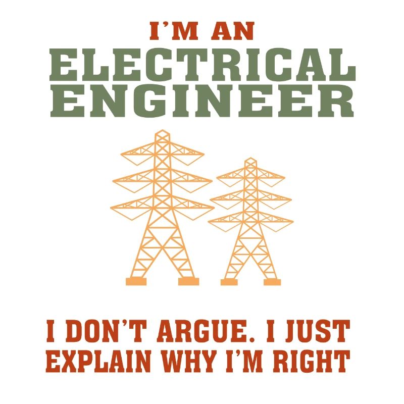 Bestseller Electrical Engineer Tshirt, Funny Quote