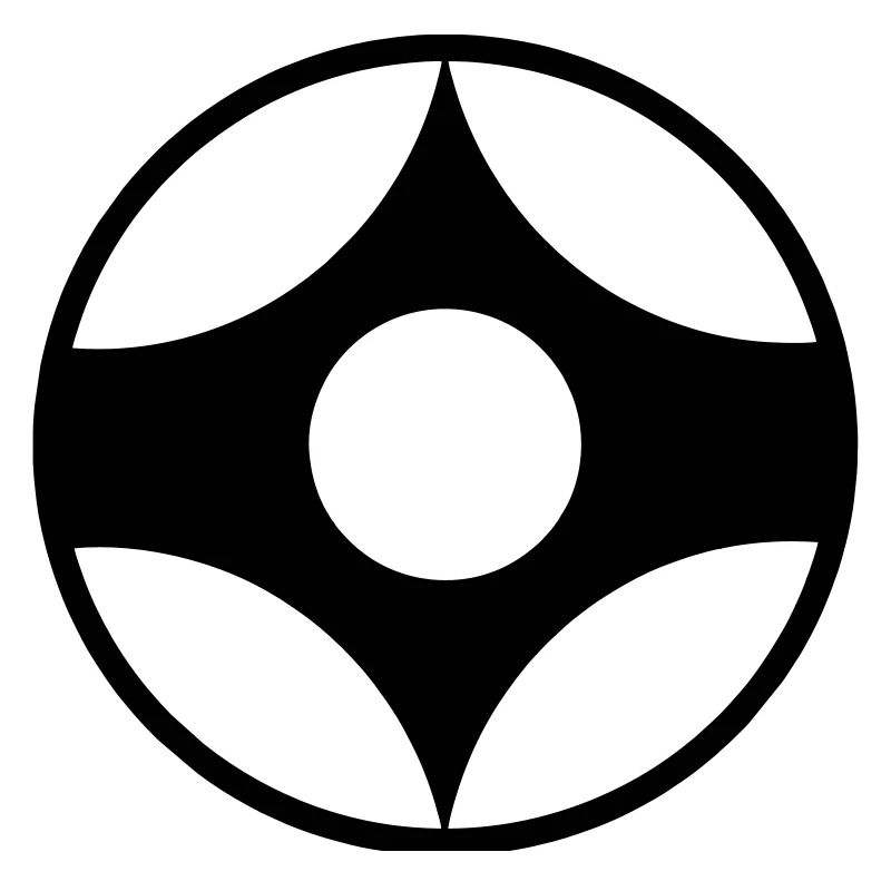 Kyokushin kanku karate vector symbol