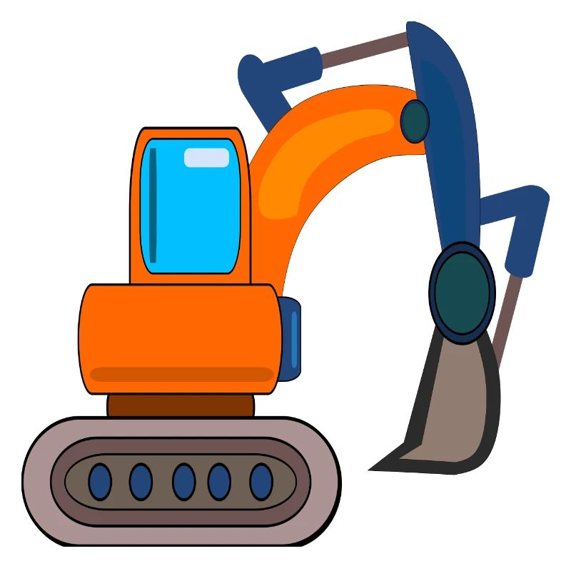 CONSTRUCTION SITE EXCAVATOR CHILDREN DIGGING