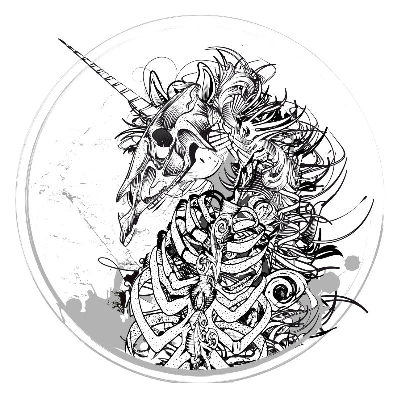 skeletonized unicorn extraordinary representation