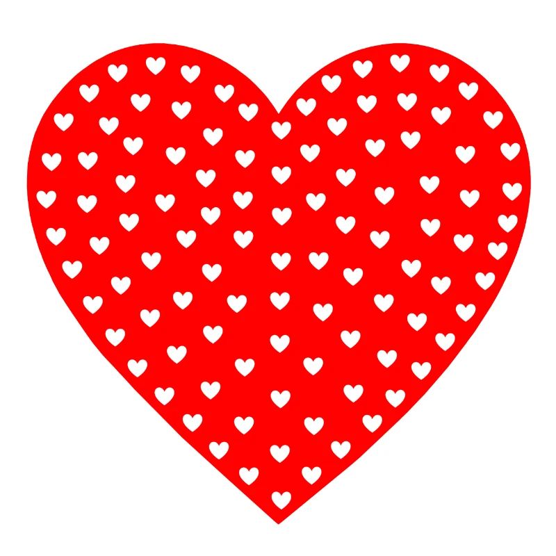 Heart Flood Small Hearts Pattern
