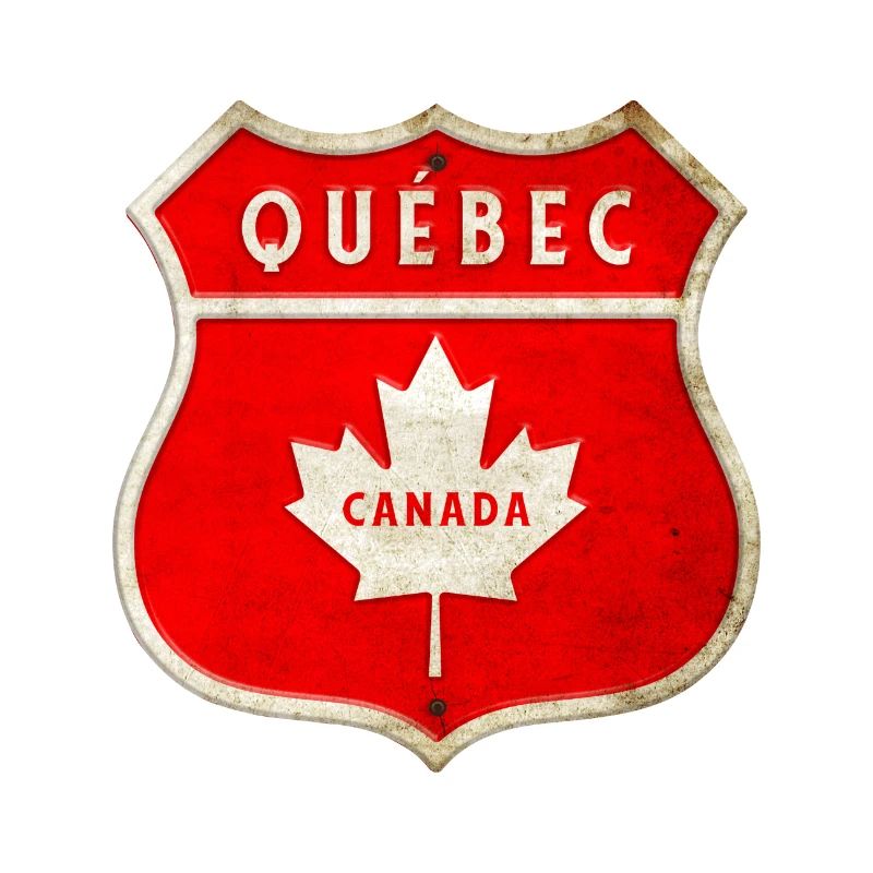 Québec Kanada Wappen Flaggen Design