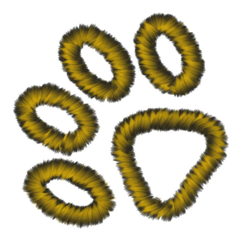 patte de tigre dorée