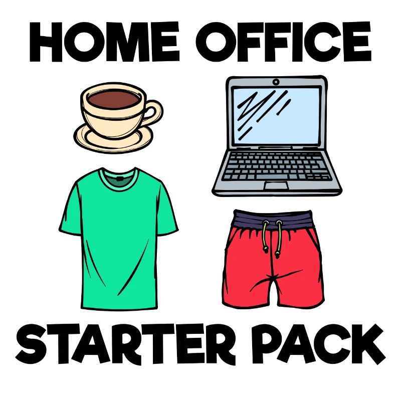 Ordinateur portable Café Emploi Home Office Déclaration Wfh