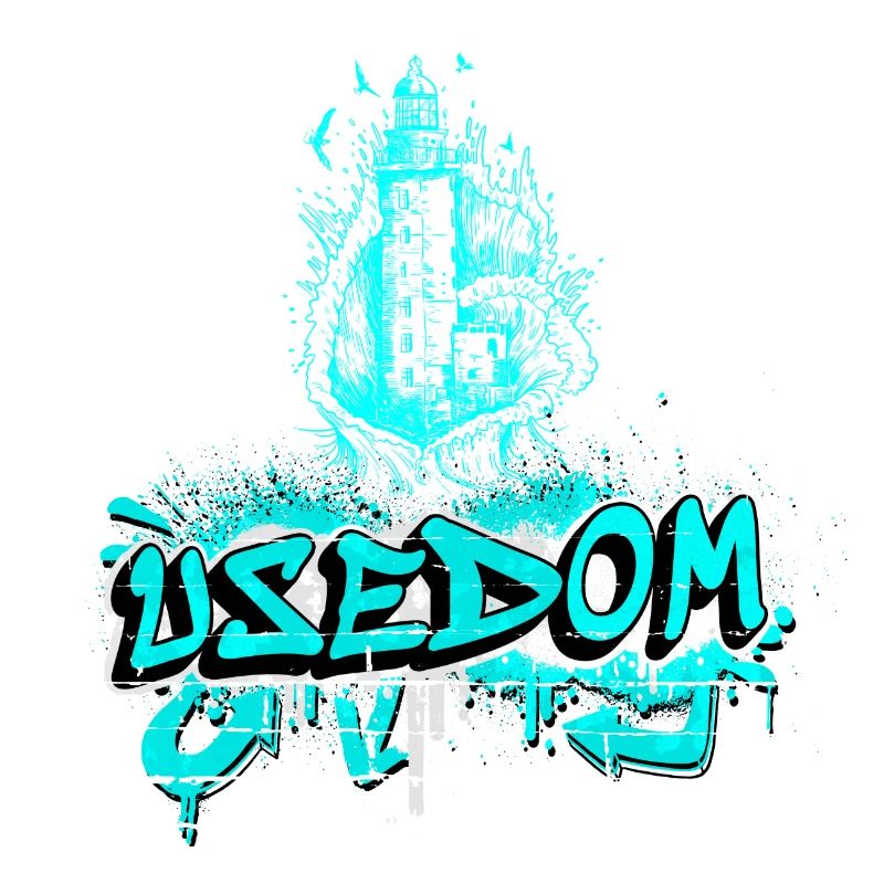 Idée cadeau design phare Usedom