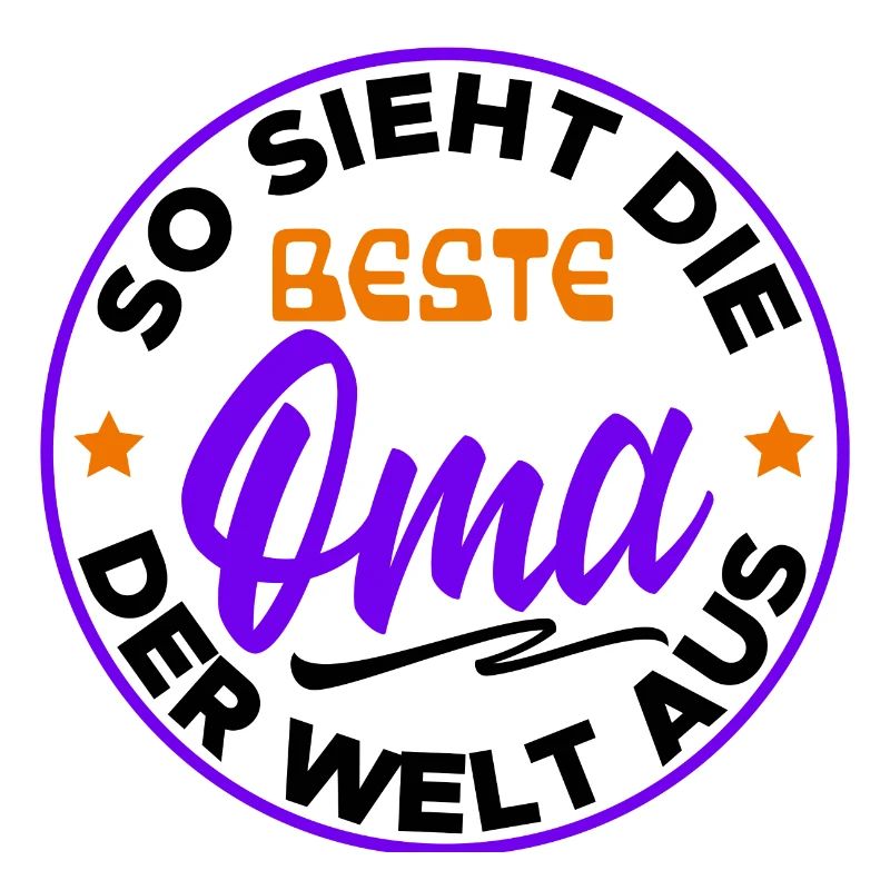 Beste Oma Cool Statement Großmutter Alte Frau