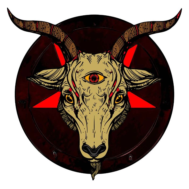 Chèvre à Troisième Œil et Pentacle
