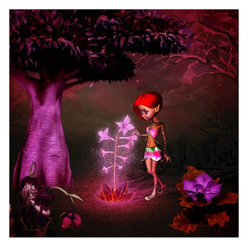 Impressive scorpion with pyramid