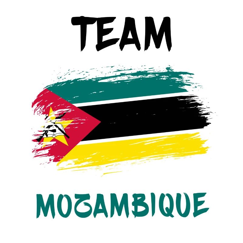 Drapeaux de l'équipe du Mozambique