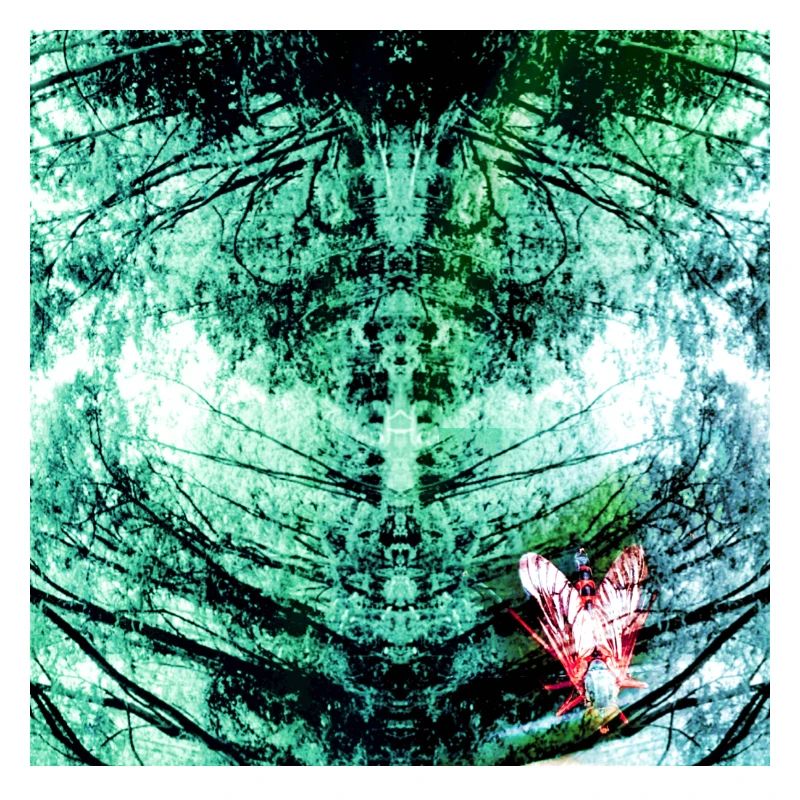 Reflet de la forêt Sarcelle Papillon