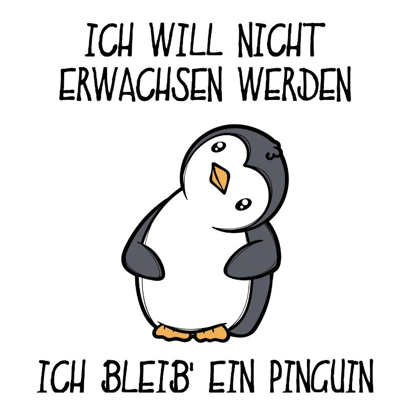 Lustig Süß Pinguin Tier Vogel Statement