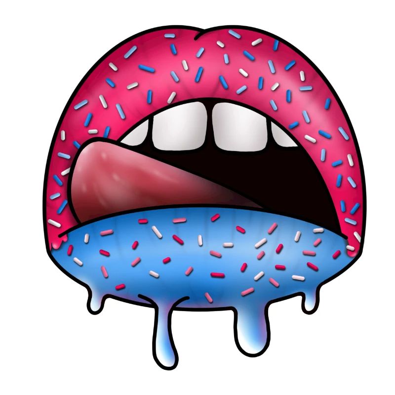 Art goutte néon Sugar Lips