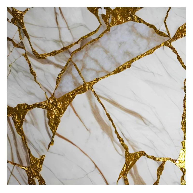 Marmorierung Weiß-gold Marmorstein Textur