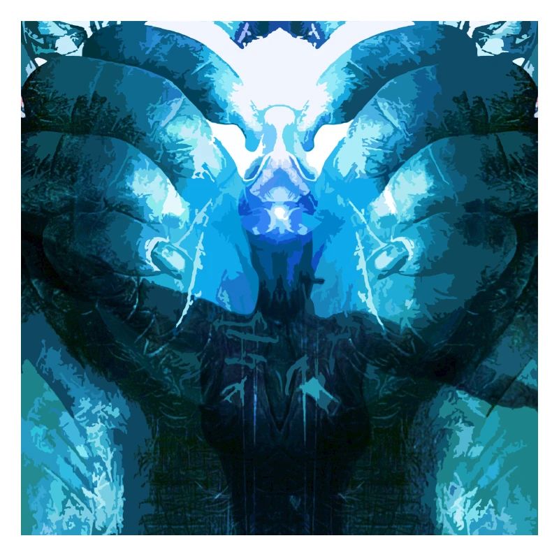 Reflective Deep Blue Creature