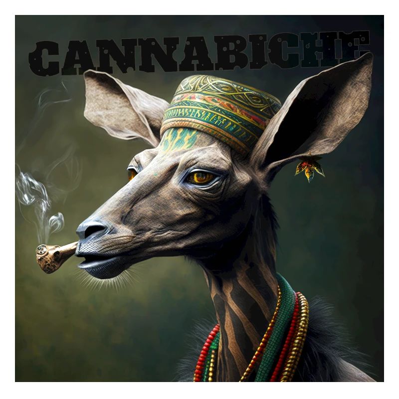 Cannabiche 04 with typography