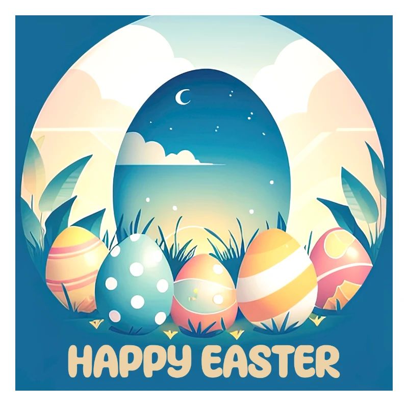 Joyeuses Pâques, oeuf de Pâques