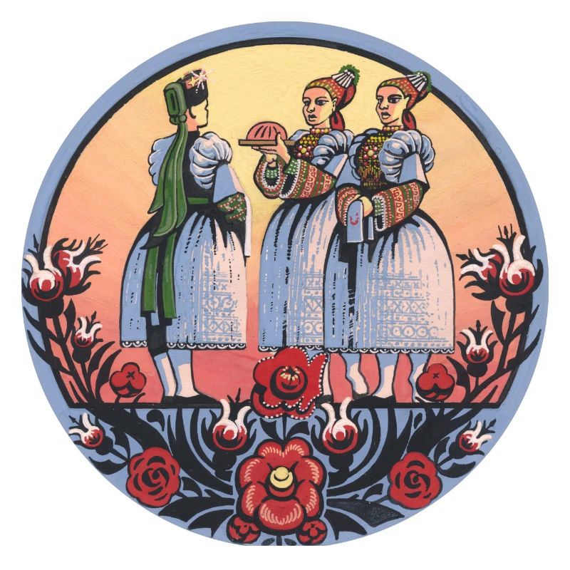 Sorbian Folklore – Bread and Traditional Costume