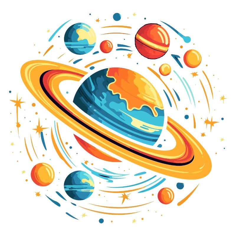 Space Galaxy Planets