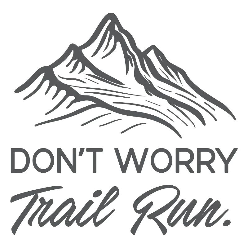 Ne vous inquiétez pas. Course en sentier.